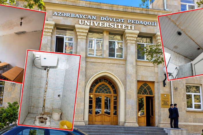 ADPU tələbələri təmirsizlik və antisanitariyadan şikayətçidirlər - "İldə 2300 manat veririk, amma..."
