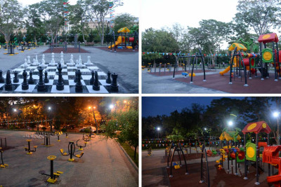 Bakıda köhnə park bərpa olunub