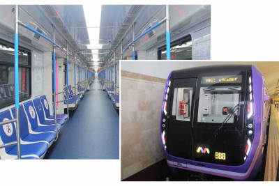 Bakı metrosunda 4 yeni qatar xəttə buraxılıb