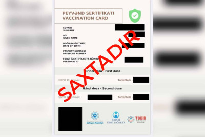 Yasamal: COVİD-19 pasportu satan saxtakarlar saxlanılıb