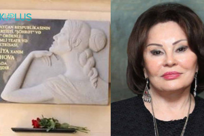 Bakıda xalq artisti Amaliya Pənahovanın yaşadığı evdə barelyef açılıb