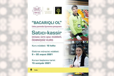 Bakıda ödənişsiz kurslar təşkil olunacaq