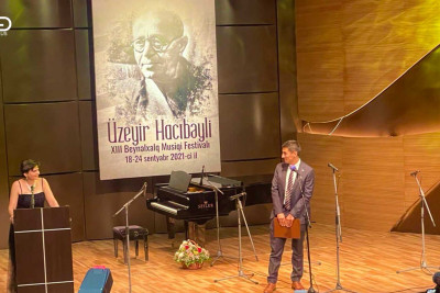 Bakıda XIII Üzeyir Hacıbəyli Beynəlxalq Musiqi Festivalı çərçivəsində qala konsert təşkil olunub
