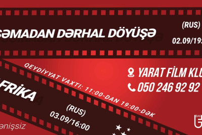 Bakıda Rusiya kinorejissorlarının filmləri nümayiş olunacaq