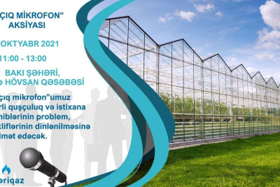 Hövsan qəsəbəsində Azəriqazın “Açıq mikrofon” askiyası keçiriləcək