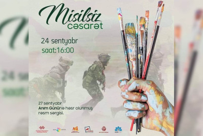 Bakıda Vətən Müharibəsi qəhrəmanlarının xatirəsinə sərgi baş tutacaq