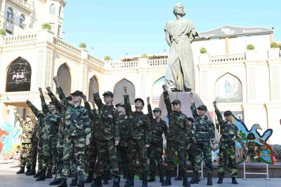 Bakının mərkəzində anım günü münasibətilə tədbir baş tutub