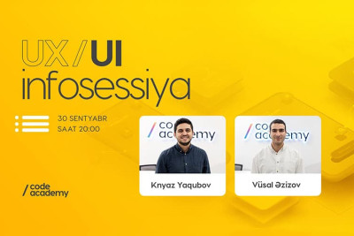 Bakıda UX/UI Dizayn barədə məlumat xarakterli tədbir keçiriləcək