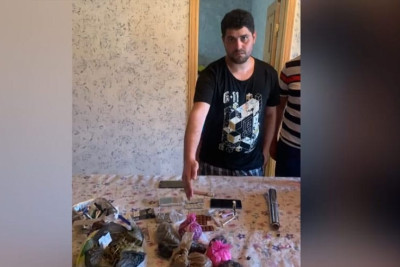 Bakının Xəzər rayonunda narkotik satan şəxs saxlanıb