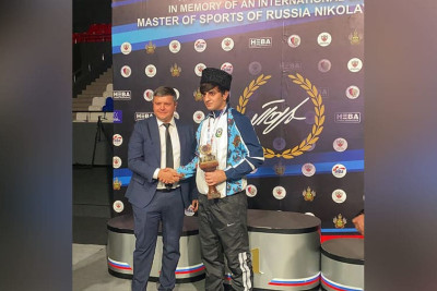 Bakılı boksçu Rusiyada xatirə turnirində bürünc medal qazanıb