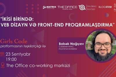 Bakıda "İkisi birində - Veb Dizayn və Front-End proqramlaşdırma" adlı seminar keçiriləcək