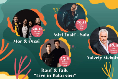 Bakı noyabr ayında musiqili qonaqlarını qarşılayacaq
