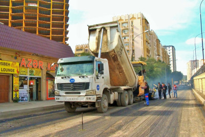 3 mikrorayon dairəsindən “Xutor dairəsi”-nə kimi yollar təmir olunur