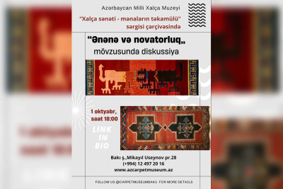 Milli Xalça Muzeyində diskussiya keçiriləcək