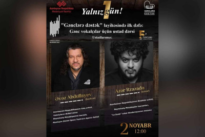 Bakıda gənc vokalçılara üçün master-klas keçiriləcək