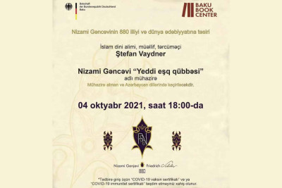 Bakıda Nizami Gəncəvinin 880 illiyinə həsr olunmuş mühazirə baş tutacaq