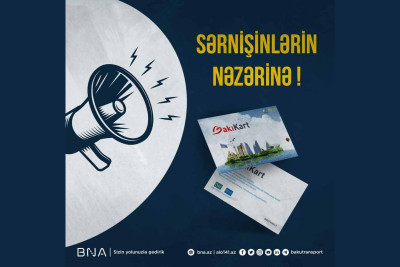 Bakıda daha bir marşrut “BakıKart” sisteminə keçir