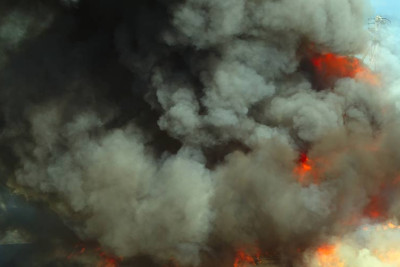 Paytaxtın Nərimanov rayonunda yanğın başlayıb