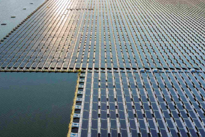 Böyükşor gölündə günəş elektrik stansiyası inşa edilir