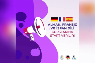 Asan Könüllülər üçün Bakıda ödənişsiz ispan, alman və fransız dili kursları təşkil olunacaq