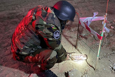 Suraxanı rayonunda mərmi tapılıb