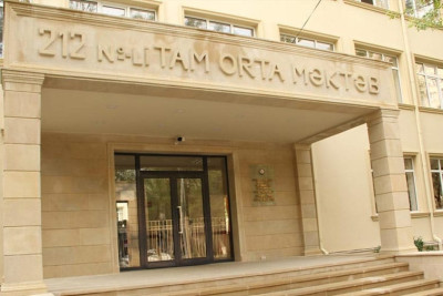 212 saylı tam orta məktəb ənənəvi təhsili dayandırıb