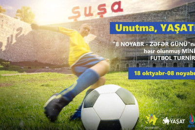 “8 noyabr-Zəfər Günü”nə həsr olunmuş mini-futbol turniri keçiriləcək