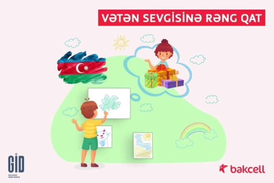 Bakıda “Vətən sevgisinə rəng qat!” şüarı altında rəsm müsabiqəsi keçiriləcək
