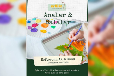 Bakıda həftəsonunu övladlarıyla keçirmək istəyənlərə əla fürsət