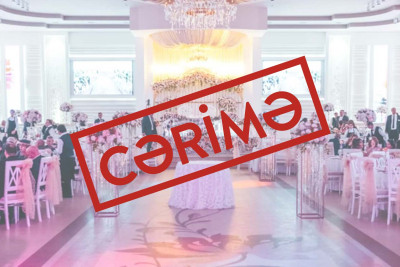 Bakıda şadlıq sarayı cərimələnib