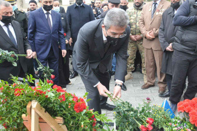 Qaradağ rayonunda 2 şəhidin anım günü keçirilib