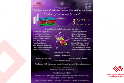 Bakıda “Zəfər günü”nə həsr olunmuş konsert proqramı baş tutacaq