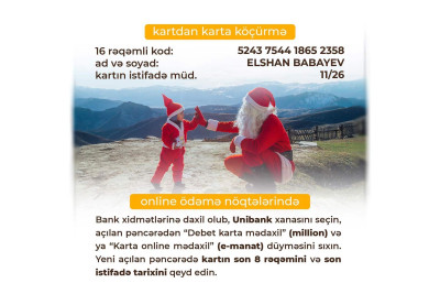 Bakıda "Şaxta Baba Ucqar Kəndlərdə" layihəyə start verilib