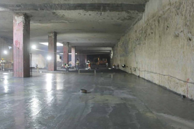 Yeni tikilən metronun inşasının birinci mərhələsi davam edir