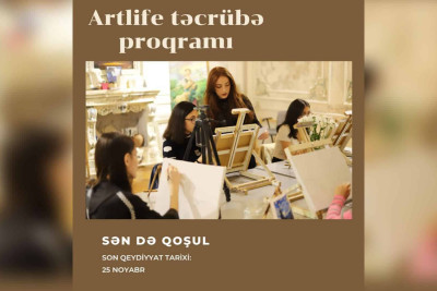 Bakıda rəssamlıq üzrə 3 aylıq ödənişsiz təcrübə programı keçiriləcək