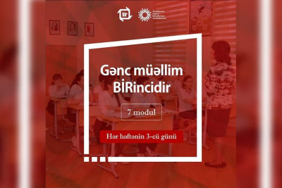 "Gənc müəllim - BİRincidir" layihəsi çərçivəsində ödənişsiz təlim təşkil olunacaq