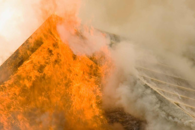 Xəzər rayonunda yanğın hadisəsi baş verib