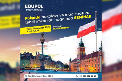 Bakıda abiturient və tələbələr üçün ödənişsiz seminar baş tutacaq