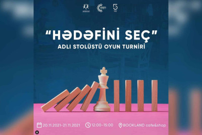 Bakıda “Hədəfini Seç” adlı şahmat turniri keçiriləcək