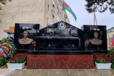 Suraxanı rayonunda Vətən müharibəsi şəhidlərin adı əbədiləşdirilib