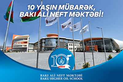 Bakı Ali Neft Məktəbinin 10 yaşı tamam olur