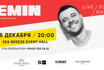 Bakıda Emin Ağalarovun canlı konserti olacaq