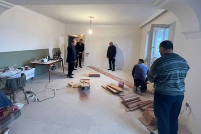 Nəsimi rayonunda şəhidin ailə üzvlərinin mənzili əsaslı təmir olunur