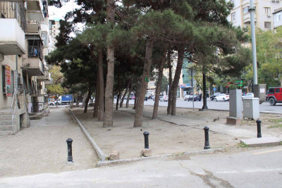 Yasamal rayonunda abadlıq işləri aparılır