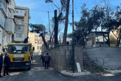 Bakının Nəsimi rayonunda aparılan silsilə yenidənqurma tədbirləri davam edir