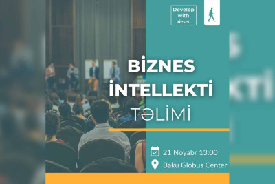 Bakıda “Biznes İntellekti” adlı təlim həyata keçiriləcək