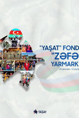 "Zəfər" yarmarkasında 64 min manatdan çox pul yığılıb