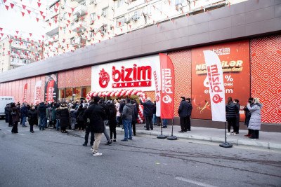 Nizami rayonunda yeni “Bizim Market” açılıb