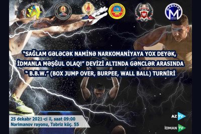 Nərimanov rayonunda “Narkomaniyaya YOX deyək, idmanla məşğul olaq!" adlı turnir təşkil olunub