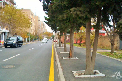 Sabunçu rayonunda təmir olunmuş yol istifadəyə verilib